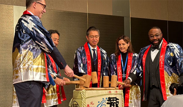 Dr. Pascual-Garrido participating in the Kagamiwari Ceremony